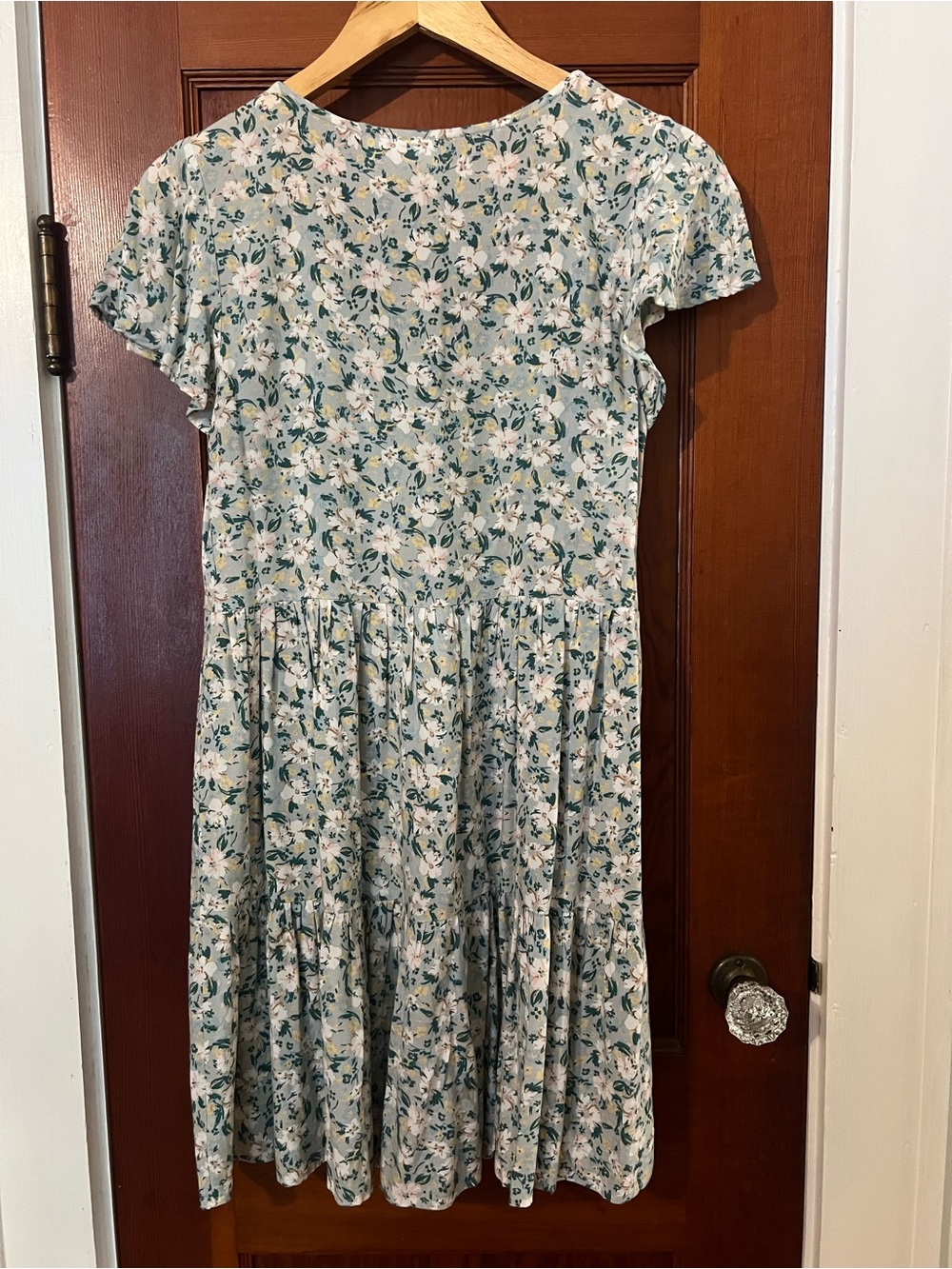 ⭐️Clearance True Craft Floral Tiered Babydoll Dress Cottagecore Boho Mini Dress - Picture 5 of 7